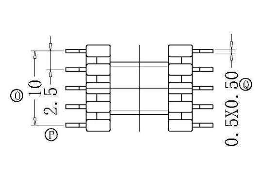 GC-EPC1321/EPC1321卧式(5+5PIN)