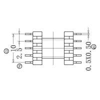 GC-EPC1321/EPC1321卧式(5+5PIN)