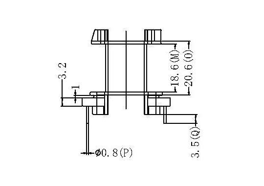 GC-PQ3214/PQ3230立式(6+6PIN)