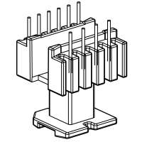 SR-EE-1916/EE-19立式(6+4)PIN