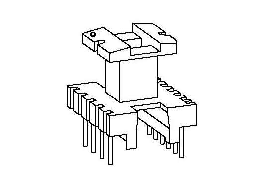 JS-1928 EE19立式(6+4PIN)中孔改小