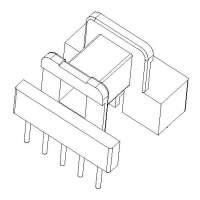 XHY-EE-1608-4/EE16卧式(5+5PIN)