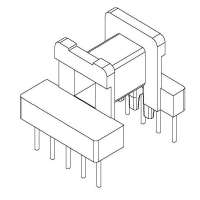 XHY-EE-1608-5/EE16卧式(5+5PIN)