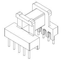 XHY-EE-1608-9/EE16卧式(5+5PIN)