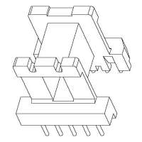 XHY-EE-1611-1/EE16卧式(5+5PIN)