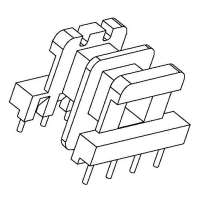 XHY-EE-1904-1/EE19卧式(4+4PIN)