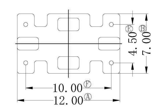 YX-BASE1207/BASE(2+2PIN)