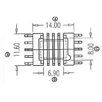 SMD-EPC13-002/EPC13卧式(5+5)P