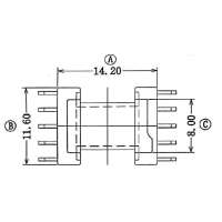 SMD-EPC13-001/EPC13卧式(5+5)P