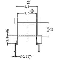 XH-E1605-1/EE16卧式(5+5)P