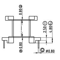 PQ-3225-1/PQ-32立式(6+6PIN)