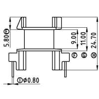 PQ-2608/PQ-26立式(6+6PIN)