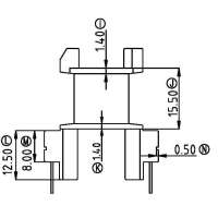 PQ-2607/PQ-26立式(6+6PIN)