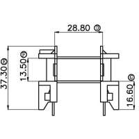 ETD-3903/ETD-39卧式(8+8PIN)X