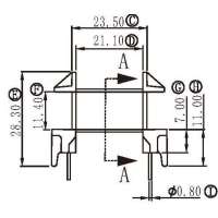 ETD-3401-4/ETD-34卧式(22+22PIN)