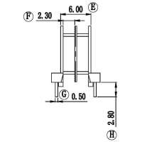 EOP-9.5/EOP-9.5卧式双槽(4+4PIN)