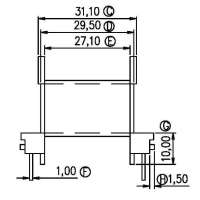 EE-4201-1/EE-42卧式(8+8PIN)