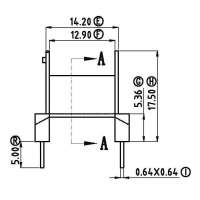 EE-1906/EE-19卧式(3+3PIN)