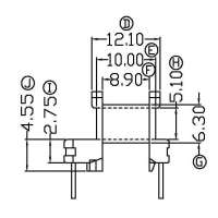 EE-1612-1/EE-16卧式(4+2PIN)