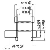 EE-1608-4/EE-16卧式(5+5PIN)