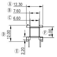 EE-1313/EE-13立式(5+5PIN)