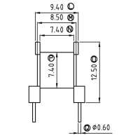 EE-1302-2/EE-13卧式(4+4PIN)