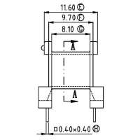 EE-1302-1/EE-13卧式(5+5PIN)