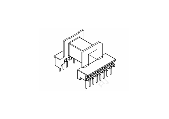 EF-2005-8 卧式6+8PIN图2