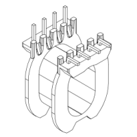 ATQ1901-1/ATQ1901/ATQ19驳弯(4+4)PIN