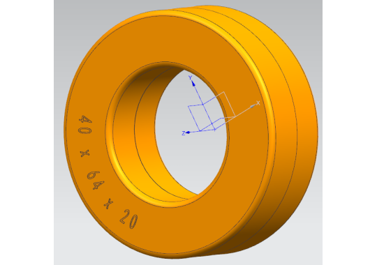 GC-CASE002/CASE  (T40*64*20 非晶体磁环护套外壳) 37*68.2*24.5mm  PA66