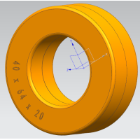 GC-CASE002/CASE  (T40*64*20 非晶体磁环护套外壳) 37*68.2*24.5mm  PA66