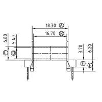 EFD-2501/EFD25卧式(5+5PIN)