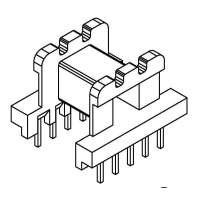 EE-1904-1/EE-19卧式(5+5PIN)
