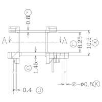 EI-1912-1/EI-19立式(5+4+1+2PIN)