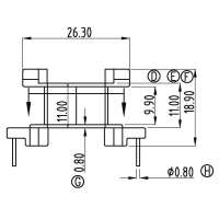 PQ-3220-1/PQ-32立式(6+6PIN)