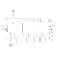 PQ-3221/PQ-32立式(6+6PIN)高款