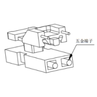 HXB-1015 EE10粗细脚卧式2+2针