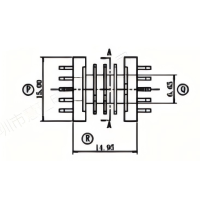 HX-EFD15四槽卧式5+5针