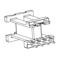 HXB-EI1516-1 EE15加宽卧式4+2针