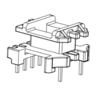 HXB-EI1645 EE16 EE1608加宽立式5+2针