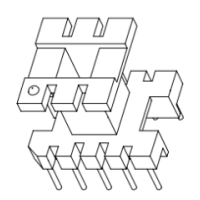 HXE-EE16 EE16 立式5+5针