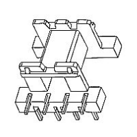 HXL-EI16 EE16 七字针L脚卧式4+0针