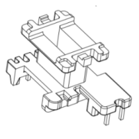 HXB-EI1702-3 EE17 EE1710加宽安规立式5+2针