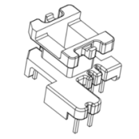 HXB-EI1808 EE18 EE1807加宽安规立式3+2+2针