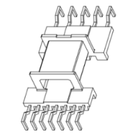 HXB- EFD2502 EFD25螃蟹脚卧式5+7针