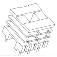 HXB-EI2502 EE25 三槽立式3+3针