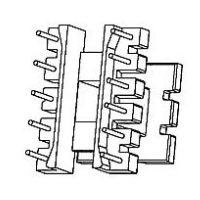 HXX-EE2504-1 EE25 立式5+6针