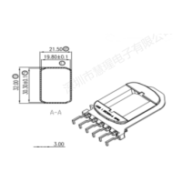 HX-3905A EE39螃蟹脚弯脚立式6+0针（HX-3905B配套）