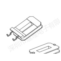 HX-4015B EE40螃蟹脚弯脚立式2+0针（HX-4015A配套）