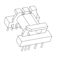 HXB-EPC1701-1 EPC17直插卧式5+6针